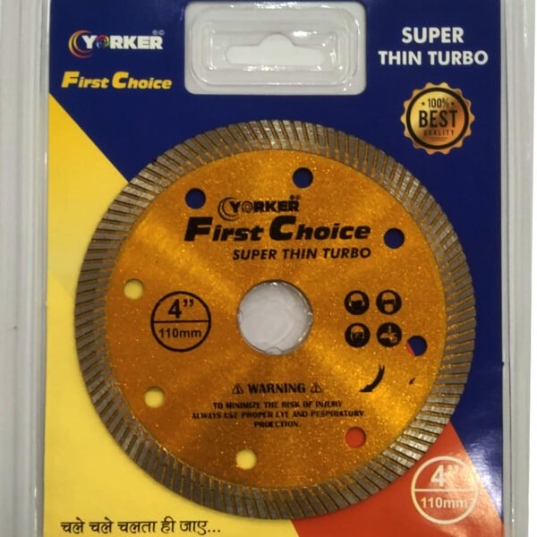 Yorker Gold Super Thin Turbo  4”(110mm) Turbo