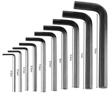 9 Pcs. Hex Wrench Set (Allen Key) - Image 2